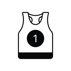 Vest Tshirt icon vector stock illustration