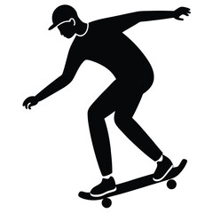 A Person Skateboarding