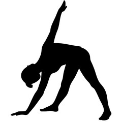 Fototapeta premium Yoga Silhouette