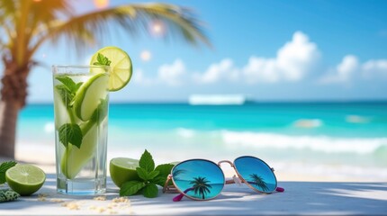Art Summer Tropical Beach