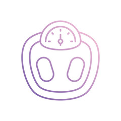 Weight Scale icon vector stock illustration