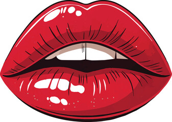 red lips looking amazing 