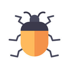 Beetle icon vector image. Suitable for mobile apps, web apps and print media.