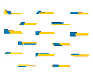 Modern Business Footer SET