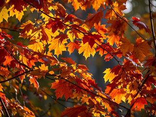 autumn leaves background 