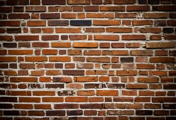 Obraz premium A brick wall with a brick floor in front of it.