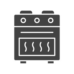 Cooking on Stove icon vector image. Suitable for mobile apps, web apps and print media.