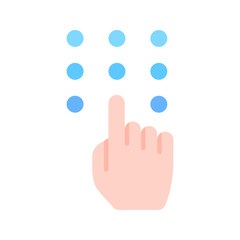Dial Phone icon vector image. Suitable for mobile apps, web apps and print media.