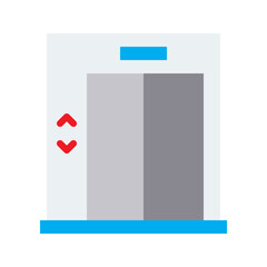 Elevator icon vector image. Suitable for mobile apps, web apps and print media.
