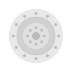 Flywheel icon vector image. Suitable for mobile apps, web apps and print media.