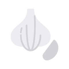 Garlic icon vector image. Suitable for mobile apps, web apps and print media.