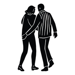 Two People Walking Together One Supporting The Ot