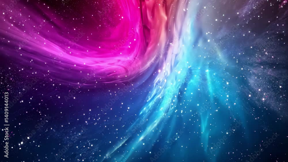 Poster colorful abstract space background ideal for presentations and digital projects showcasing cosmic th