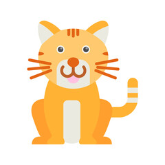Pet Cat icon vector image. Suitable for mobile apps, web apps and print media.