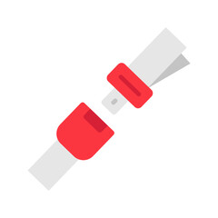 Seat Belt icon vector image. Suitable for mobile apps, web apps and print media.