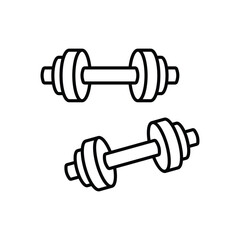 Weights  icon vector stock illustration