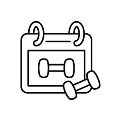 Calendar  icon vector stock illustration