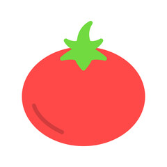 Tomato icon vector image. Suitable for mobile apps, web apps and print media.