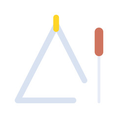 Triangle icon vector image. Suitable for mobile apps, web apps and print media.