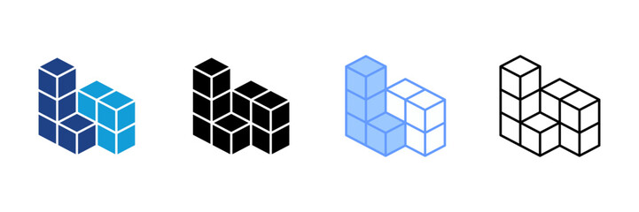 Logistics Icon Set Multiple Style Collection