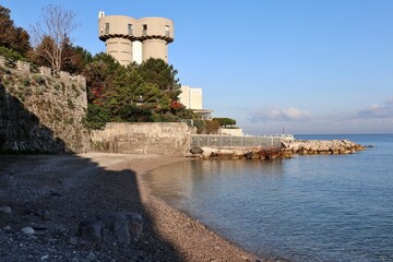 Castellammare di Stabia - Spiaggia Calcina adiacente l'ex cementificio