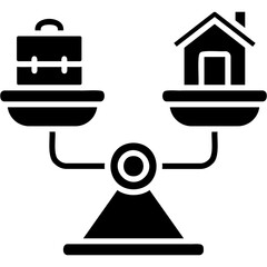 Work Life Balance Icon