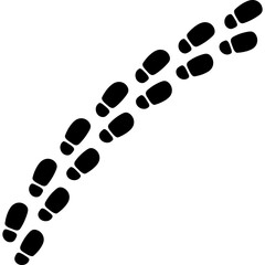 Footprint Shoes Silhouette