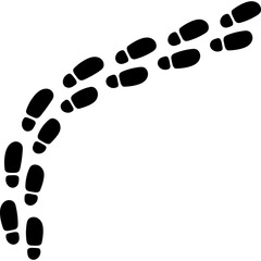 Footprint Shoes Silhouette