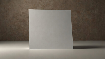 Minimalist blank book cover ideal for branding or mockup presentations in creative projects.