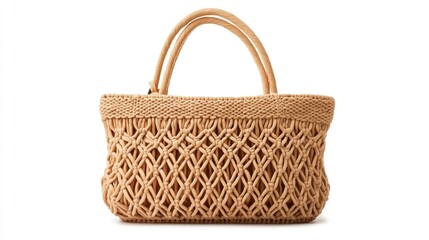 Stylish Handcrafted Woven Bag Made of Natural Materials for Fashion and Daily Use