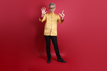 50s Asian Man in Changshan dress