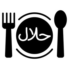 Halal Food Icon