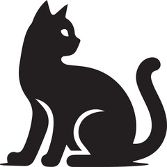 A Cat Vector Art Illustration EPS File
