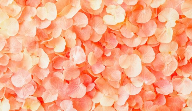 Soft Coral Flower Petals