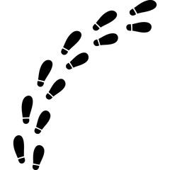 Footprint Shoes Silhouette
