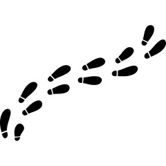 Footprint Shoes Silhouette