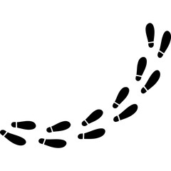 Footprint Shoes Silhouette