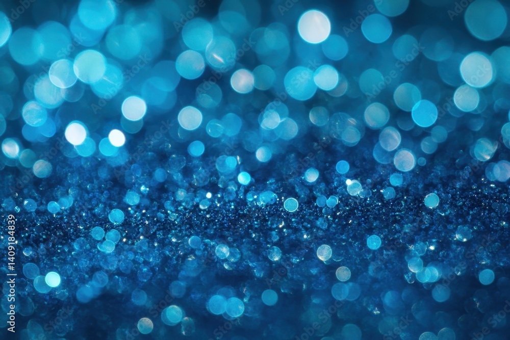 Poster captivating turquoise glitter cascade abstract background with shimmering light and sparkling textur