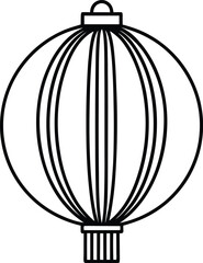 China Lampion Icon Vector Design