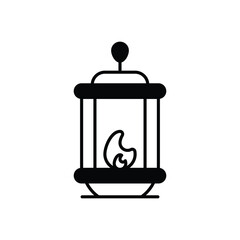 Latern icon vector stock illustration