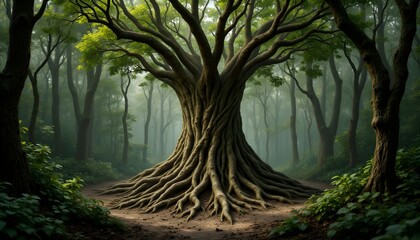 The story follows a young botanist who discovers a mysterious ancient tree deep in the heart of a forbidden forest