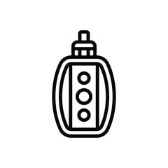 Black line icon for vape