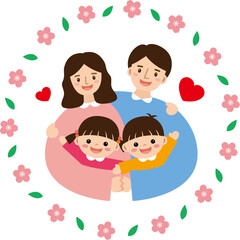 가족 일러스트