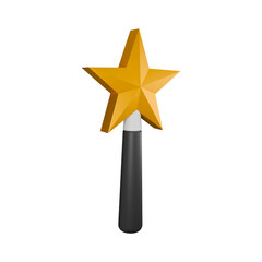 Shiny Star Magic Wand 3D Icon