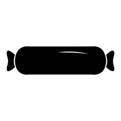 A Clean And Minimal Pictogram Vector Of A Soft Bolster Pillow Designed For Comfort And Relaxation