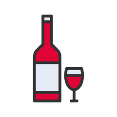 Alcohol icon vector image. Suitable for mobile apps, web apps and print media.
