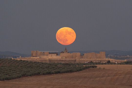 incredible moon in the fortress castle
