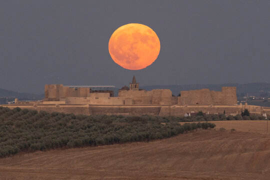 incredible moon in the fortress castle