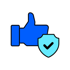 Icon a safety, isolated against a clean background.