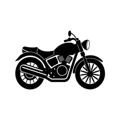 Obraz premium Motorcycle Silhouette vector illustration